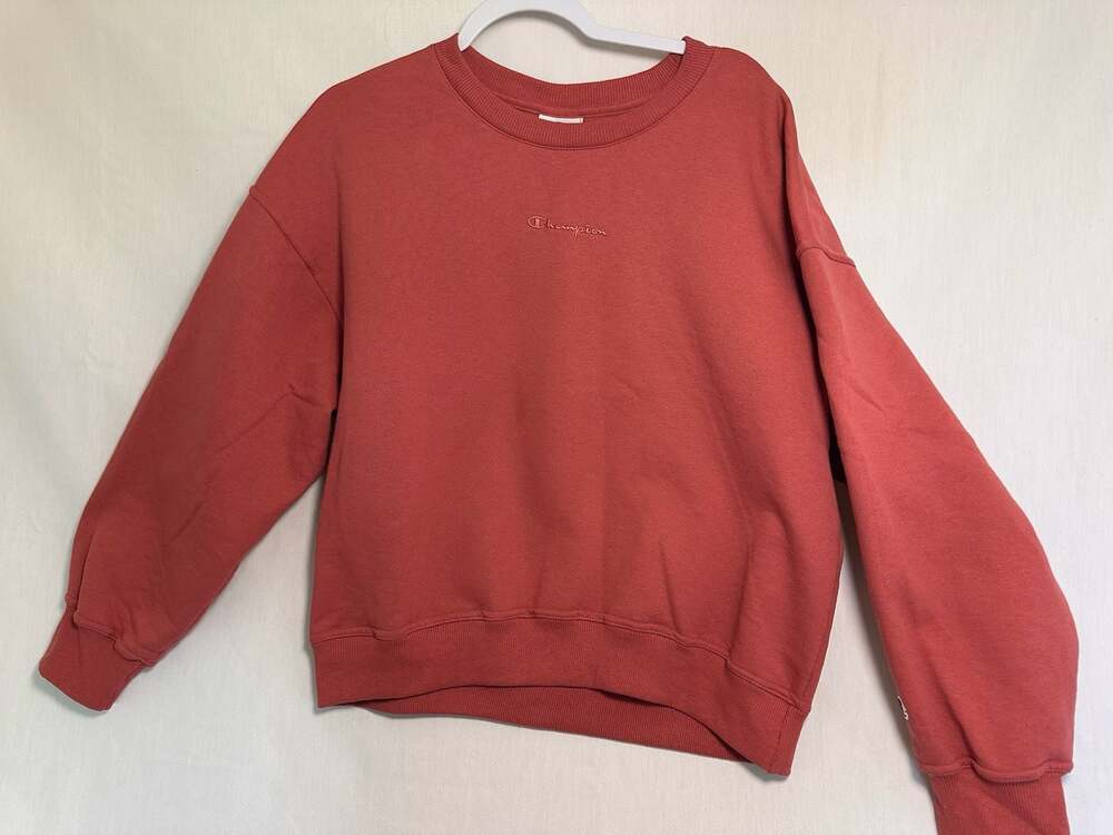 Champion Script Logo Embroidered Crewneck Sweatshirt